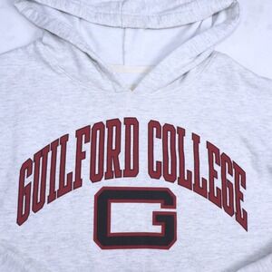 Fall Rush Guilford College Hoodie Gray Heathered Sweatshirt Womens Large